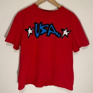 Stephen Sprouse Vintage USA Y2K Graphic Tee